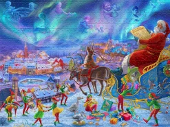 Waddingtons - Santa Clause is Coming? 2021 - 1000 Piece Jigsaw Puzzle Online