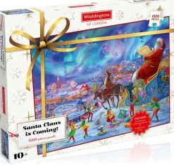 Waddingtons - Santa Clause is Coming? 2021 - 1000 Piece Jigsaw Puzzle Online