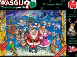 Wasgij - Christmas 17 Elf Inspection - 2 x 1000 Piece Jigsaw Puzzles Online