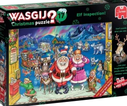 Wasgij - Christmas 17 Elf Inspection - 2 x 1000 Piece Jigsaw Puzzles Online