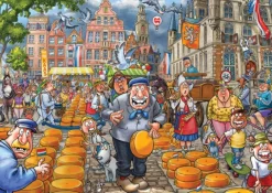 Wasgij - Original 38 - Market Meltdown - 1000 Piece Jigsaw Puzzle Clearance