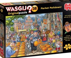 Wasgij - Original 38 - Market Meltdown - 1000 Piece Jigsaw Puzzle Clearance