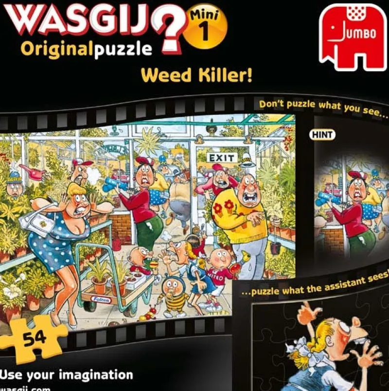 Wasgij - Original Mini No 1 - Weed Killer - 54pc Jigsaw Puzzle Hot