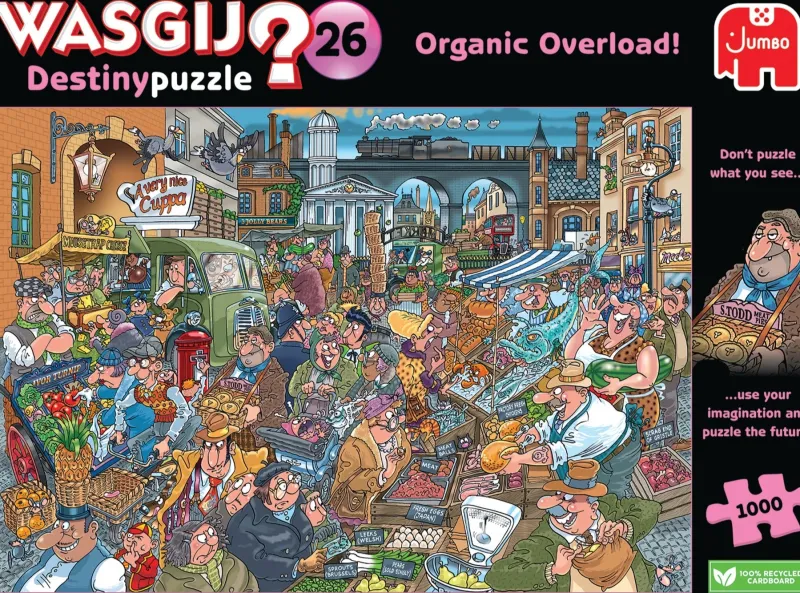 Wasgij Destiny 26 - Organic Overload - 1000 Piece Jigsaw Puzzle Outlet
