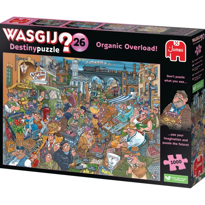 Wasgij Destiny 26 - Organic Overload - 1000 Piece Jigsaw Puzzle Outlet
