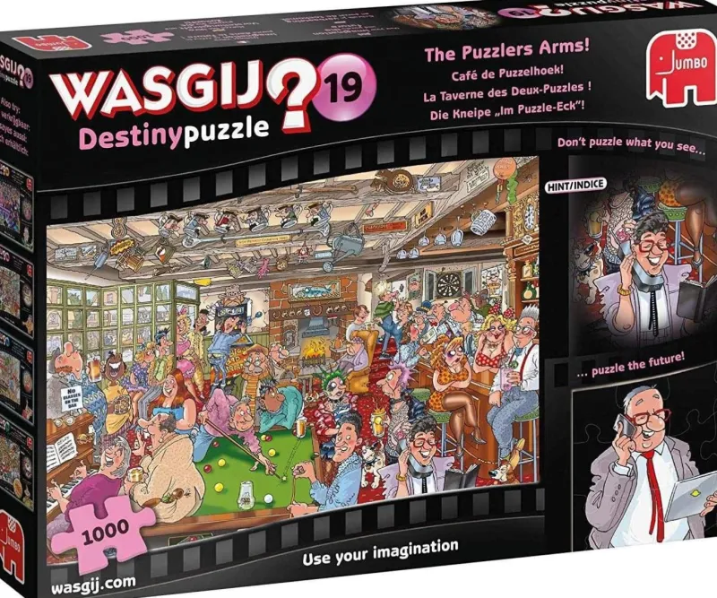 Wasgij Destiny 19 - The Puzzlers Arms - 1000 Piece Jigsaw Clearance