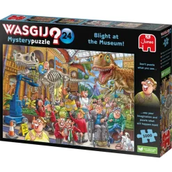 Wasgij Mystery 24 - Blight at the Museum! - 1000 Piece Jigsaw Puzzle Outlet