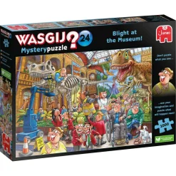 Wasgij Mystery 24 - Blight at the Museum! - 1000 Piece Jigsaw Puzzle Outlet