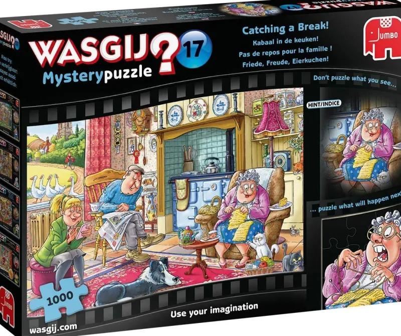 Wasgij Mystery 17 - Catching A Break - 1000 Piece Jigsaw Puzzle Hot