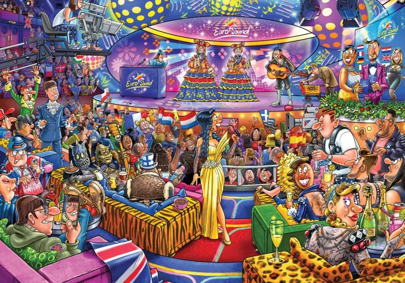 Wasgij Mystery 25 - Eurosound Contest! - 1000 Piece Jigsaw Puzzle New