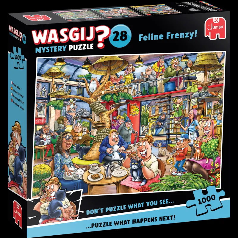 Wasgij Mystery 28 - Feline Frenzy - 1000 Piece Jigsaw Puzzle Fashion