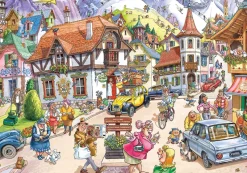 Wasgij Mystery 20 - Mountain Mayhem! - 1000 Piece Jigsaw Puzzle Online