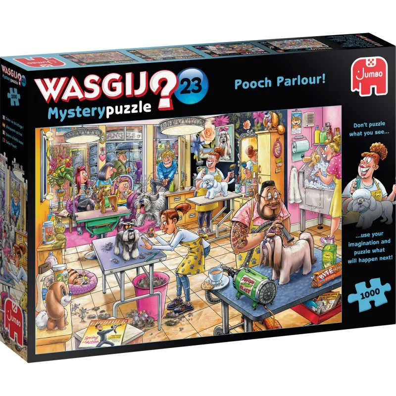 Wasgij Mystery - 23 Pooch Parlour - 1000 Piece Jigsaw Puzzle Discount