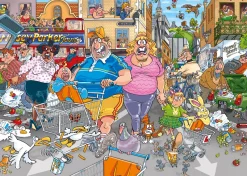 Wasgij Original 46 - Middle Aisle Madness - 1000 Piece Jigsaw Puzzle New
