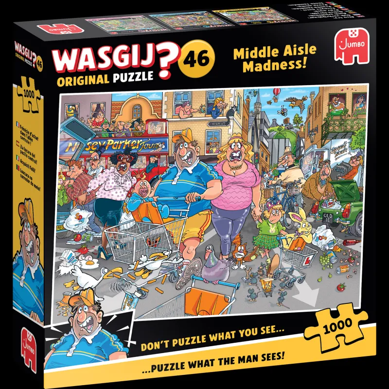 Wasgij Original 46 - Middle Aisle Madness - 1000 Piece Jigsaw Puzzle New