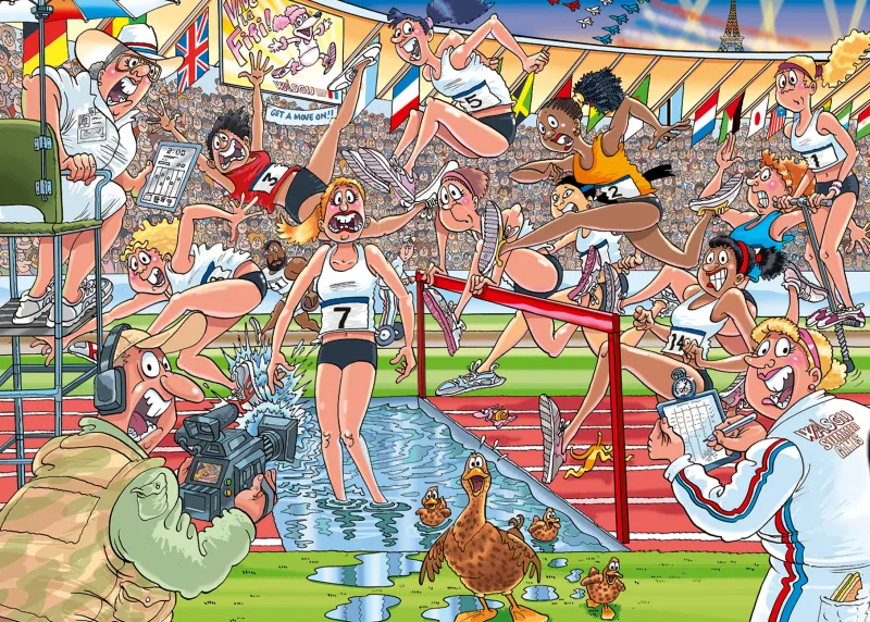 Wasgij Original 44 - Summer Games! - 1000 Piece Jigsaw Puzzle New