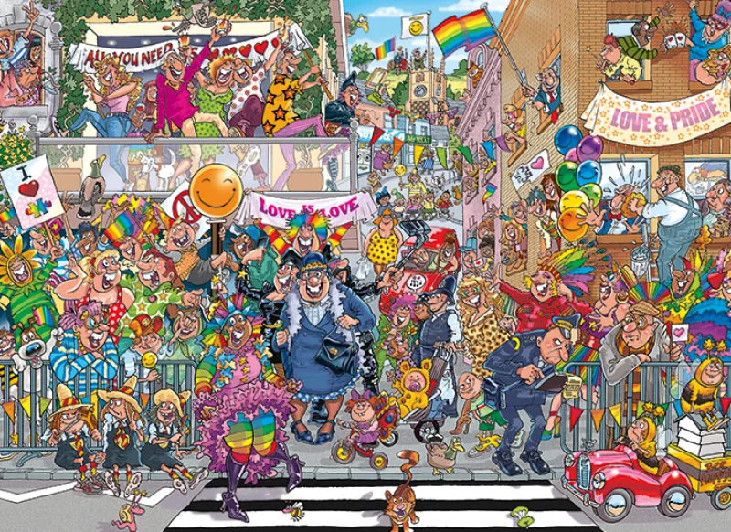 Wasgij Original - A Piece Of Pride - 1000 Piece Jigsaw Puzzle Fashion