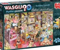 Wasgij Retro 5 - Sunday Lunch! - 1000 Piece Jigsaw Puzzle Fashion