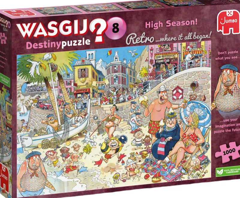 Wasgij Retro - Destiny 8 - High Season - 1000 Piece Jigsaw Puzzles Fashion