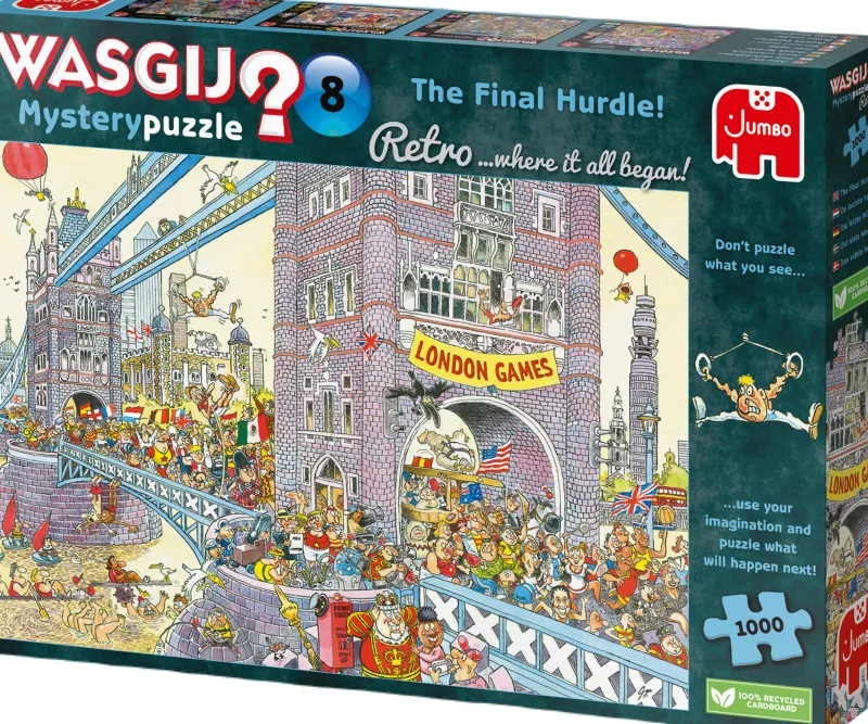 Wasgij Retro - Mystery 8 - The Final Hurdle - 1000 Piece Jigsaw Puzzles Best