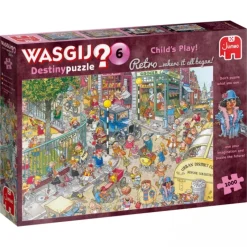 Wasgij Retro Destiny 6 - Childs Play - 1000 Piece Jigsaw Puzzle New