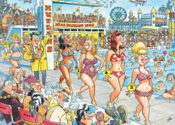 Wasgij Retro Destiny 9 - Super Models - 1000 Piece Jigsaw Puzzle Best