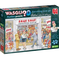 Wasgij Retro Mystery 7 - Everything Must Go! - 1000 Piece Jigsaw Puzzle New
