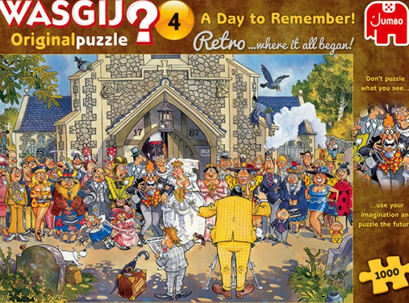 Wasgij Retro Original 4 - A Day To Remember - 1000 Piece Jigsaw Puzzle Discount