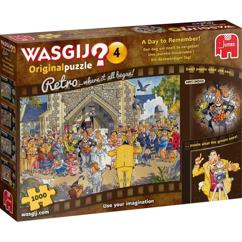 Wasgij Retro Original 4 - A Day To Remember - 1000 Piece Jigsaw Puzzle Discount