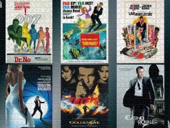 Winning Moves - James Bond Movie Poster - 1000 Piece Jigsaw Puzzle Discount