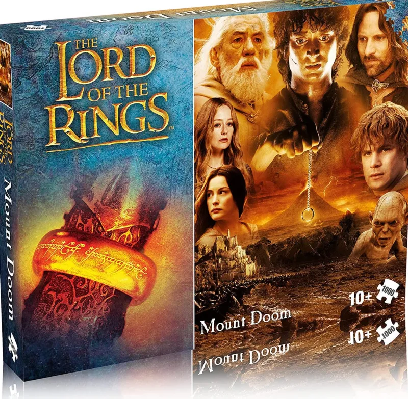 Winning Moves - Lord Of The Rings Mount Doom - 1000 Piece Jigsaw Puzzle Outlet