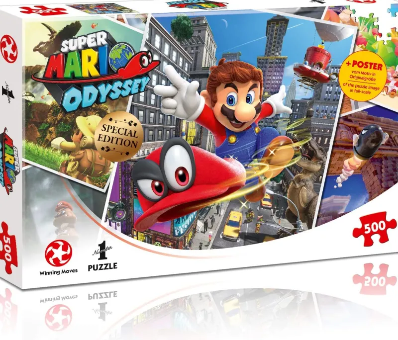 Winning Moves - Super Mario Odyssey - 500 Piece Jigsaw Puzzle Online
