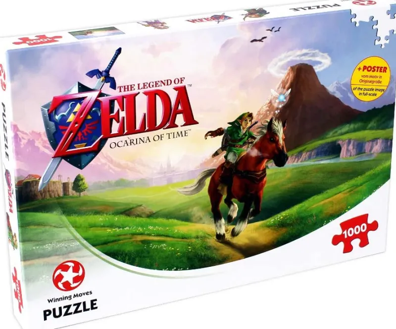 Winning Moves The Legend Of Zelda Ocarina Time - 1000 Piece Jigsaw Puzzle Online