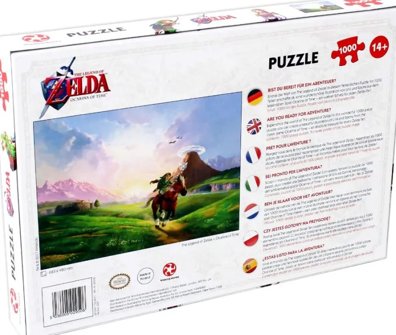 Winning Moves The Legend Of Zelda Ocarina Time - 1000 Piece Jigsaw Puzzle Online