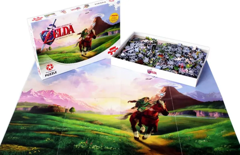 Winning Moves The Legend Of Zelda Ocarina Time - 1000 Piece Jigsaw Puzzle Online