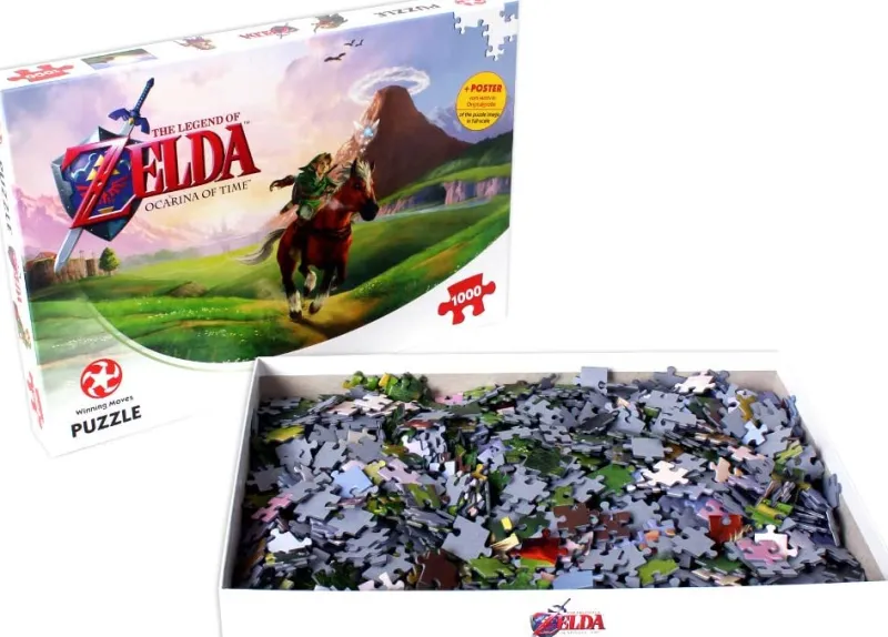 Winning Moves The Legend Of Zelda Ocarina Time - 1000 Piece Jigsaw Puzzle Online