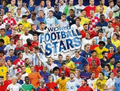 Winning Moves World Football Stars - 1000 Piece Jigsaw Puzzle Clearance