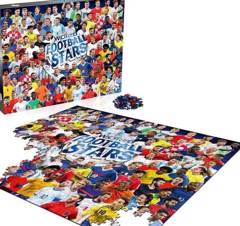 Winning Moves World Football Stars - 1000 Piece Jigsaw Puzzle Clearance