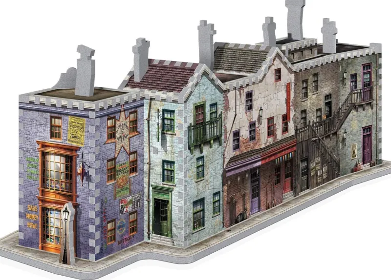 Wrebbit 3D Diagon Alley 3D Jigsaw Puzzle (450 Pieces) New