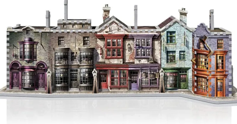 Wrebbit 3D Diagon Alley 3D Jigsaw Puzzle (450 Pieces) New