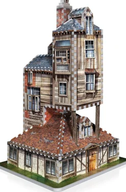 Wrebbit 3D Puzzle Harry Potter - The Burrow Weasley Family Home 3D Puzzle (415-Piece) New