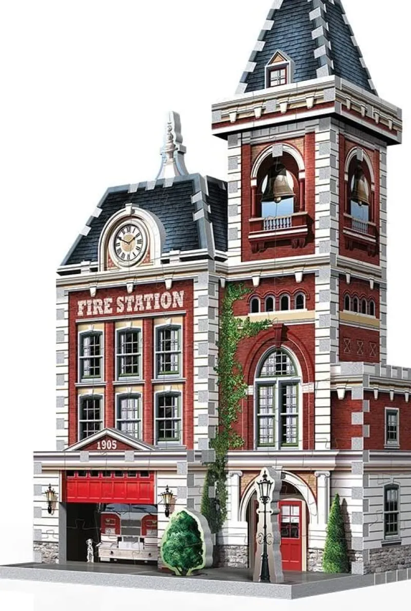 Wrebbit 3D Urbania Fire Station Puzzle Online