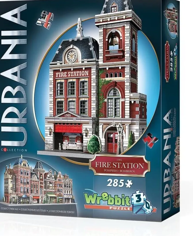 Wrebbit 3D Urbania Fire Station Puzzle Online
